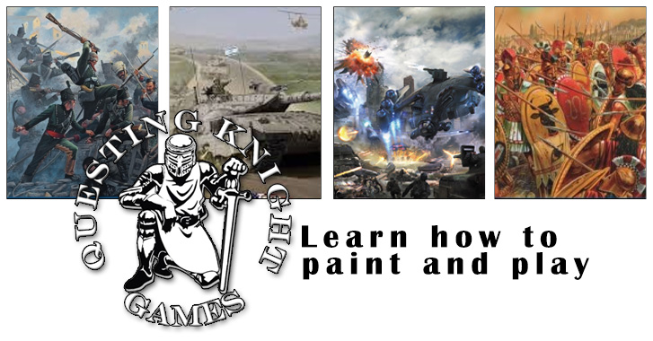 Gaming and painting at Questing Knight Games