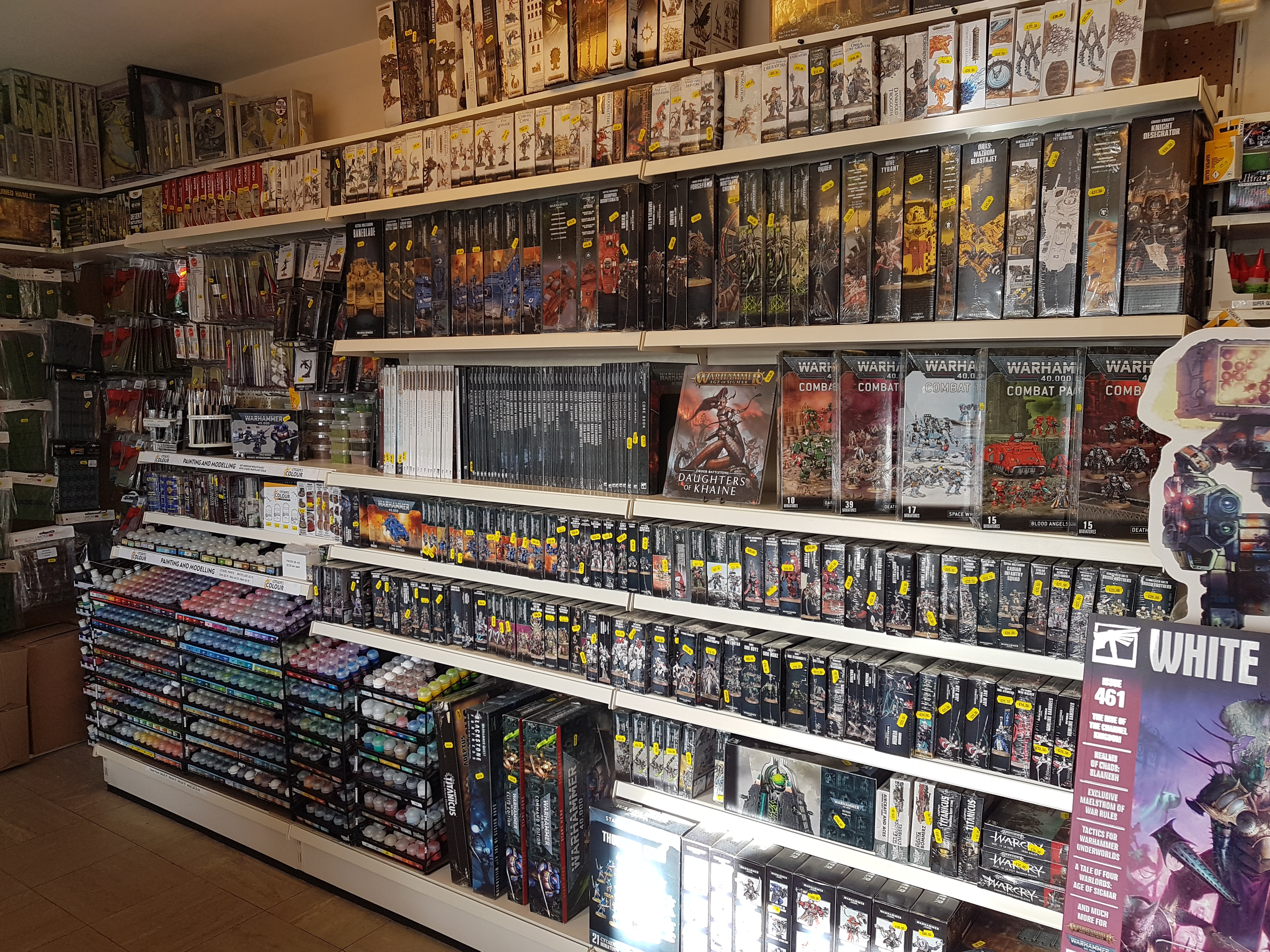 Extensive stock range at Questing Knight Games